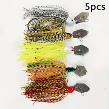 5pcs Spinner Bait Set, 10g/14g - Vibrant Colors & Reflective Blades For Freshwater And Saltwater Fishing - , Easy-To-Use Tackle For Bass, Trout - Multicolor - View 2