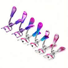 2pcs Eyelash Curler Stainless Steel One Time Definition Wide Angle Curler, Curl Eyelash Curler Topical Electroplated Handle Stainless Steel Eyelash Curler Non-Slip Eyelash Curler