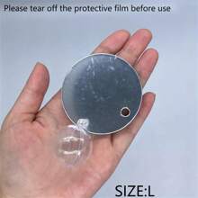 1pc Reversible Double-Sided Betta Fish Training Mirror, Suitable As Aquarium Decoration - Multicolor - View 5