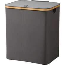 Cesto para Ropa Sucia Elegante 150L - Cesta de Lavandería con División, Bote Ropa Sucia Gran Capacidad, Cesto de Ropa Sucia con Tapa y Division, Canasta de Lavanderia Grande, Laundry Basket - 1 - Ver 1