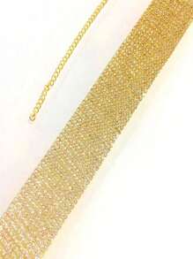 1条14排银色颈链，适合正式场合佩戴 - 款式 3銀色 - 查看 10