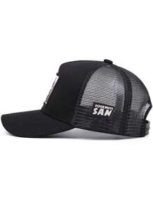 1 Stück Hip Hop Cartoon grafische Baseballkappe, unisex Outdoor Sonnenschirm, amerikanische Trucker Netz Mütze, niedliches Design - Verschiedenfarbig - Übersicht 6