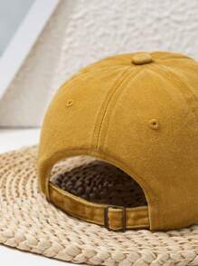 1 件女士可爱蜜蜂印花个性化户外运动水洗复古可调节蜜蜂休闲可爱涤纶印花沙滩软顶棒球帽，适合春夏秋冬 - 多色 - 查看 3