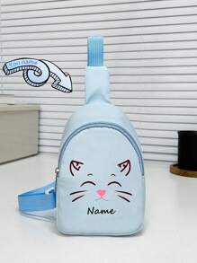 Túi đeo ngực tùy chỉnh có tên cá nhân hoặc thông điệp ngày lễ. Túi đeo ngực trơn, Túi đeo ngực họa tiết mèo dễ thương, Túi đeo chéo tùy chỉnh của riêng bạn. 1 Túi đeo ngực in họa tiết thường ngày mini thời trang trở lại trường - Kiểu 1 - Xem 10