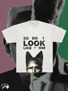 Basic T-Shirt With Tyler The C. Print - White - 白色 - 查看 5