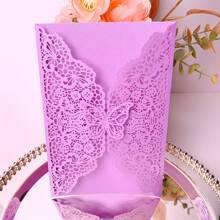 10 piezas, Tarjetas de invitación de mariposa, Tarjetas de felicitación, Boda, Compromiso, Bautizo, Decoraciones favoritas para fiestas, Tarjetas de felicitación para el Año Nuevo y el Día de San Valentín, Tarjetas de agradecimiento, Regalos de cumpleaños, Tarjetas inusuales (excluyendo sobres y tarjetas interiores), Navidad