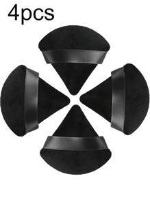 Juego de 10 piezas de esponjas de maquillaje, que incluye 4 esponjas de maquillaje triangulares, una esponja de maquillaje con terciopelo, esponjas de maquillaje con correa y esponjas faciales reutilizables para limpieza y maquillaje en seco/húmedo