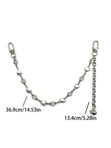 Luxury Rhinestone Decor European And American Style Metal Chain Bag Charm/Pendant Beach Vacation Y2K - Multicolor - View 3
