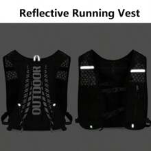 Running Vest,Small Hydration Vest With 1pc 500ml Soft Flask,Lightweight,Breathable And Sweatproof Running Backpack, Adjustable Running Hydration Vest For Trail Running Marathon Race Jogging Cycling(Backpack With 500ml Soft Flask)