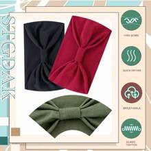 1/4/6pcs Bohemian Style Anti-Slip Yoga Headband For Women, Breathable Criss-Cross Design, Essential For Fitness & Holiday Sports