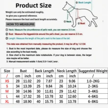 夏季薄款透气宠物背心背带，适合泰迪、贵宾犬、约克夏犬等小型犬种 - 彩色 - 查看 6