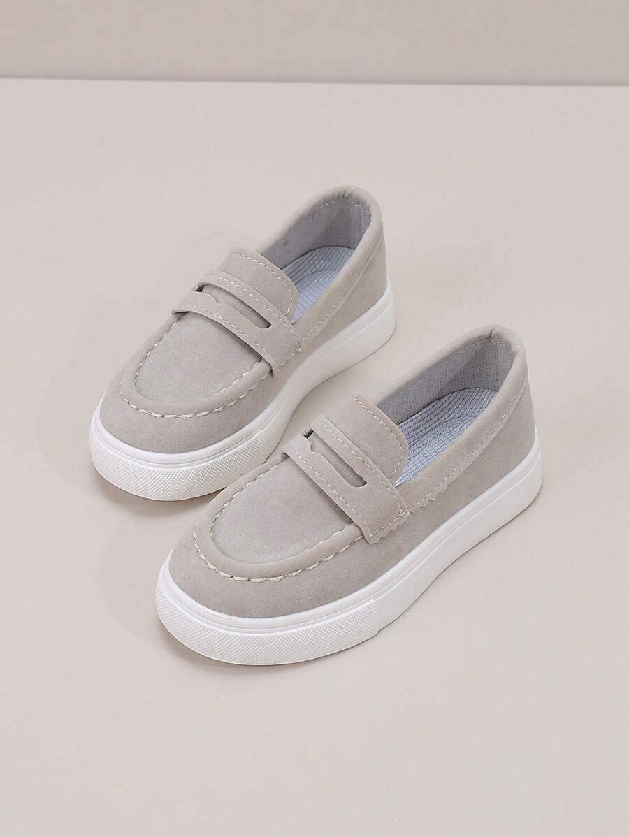 Children's Fashionable 2025 Versatile Flat Shoes, Lightweight Low-Top Casual Sneakers - Grey - View 1