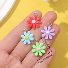 12/24/36pcs Acrylic Flower Pendant, Creative And Fashionable Daisy Pendant, DIY Jewelry Making, Bracelet, Necklace, Earring Accessories, Beach Vacation Party, Wedding, Birthday, Valentine's Day Gift Accessories, Graduation Season, School Start Season Gift Jewelry Making Accessories
