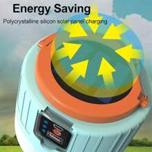 2500mAh 太阳能应急灯泡，3 档亮度，遥控器，IP66 防水，USB 快速充电，适用于夜市/露营移动电源