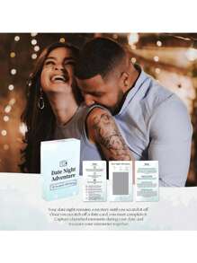 A Set Of Scratch-Off Cards For Drinking Game Parties Named "Date Night". The Excitement Keeps Escalating, Allowing You To Fully Indulge In These Cards That Offer A Top-Notch Party Feast. There Are 40 Small Games That Can Heat Up The Atmosphere. With A Silver-White Packaging, It Helps You Kick Off 40 Exclusive Romantic Adventures. These Cards Are Perfect For Multi-Player Gathering Games.