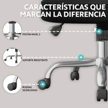 Silla Ergonómica de Oficina Escritorio Ejecutiva Premium, Altura Ajustable con Respaldo de Malla Transpirable, Reposabrazos Abatibles y Asiento Cómodo, OUO TW208 - Plateado - Ver 12