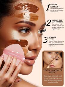 26/30/56PCS Makeup Tools Set Including:30PCS Makeup Brush Set+4PCS Makeup Sponges+2PCS Mini Makeup Sponges+4PCS Triangle Powder Puffs+4PCS Mini Air Cushion Powder Puffs+2PCS Circular Powder Puffs+1pc Hairband+2PCS Hand Bowl Strap+1pc Makeup Brush Cleaning Tools+1pc Eyelash Curler+1pc Facial Ice Compress+2PCS Air Cushion Powder Puff+2PCS Marshmallow Cushion Powder Puff - Pink - View 11
