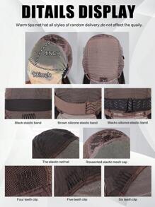 Peluca frontal con encaje transparente sin pegamento de 13 x 4 pulgadas con cabello de bebé alrededor, línea del cabello previamente ondulada, cabello liso tipo bob, color negro natural, adecuada para varias razas, uso diario y de fiesta de 8 a 36 pulgadas
