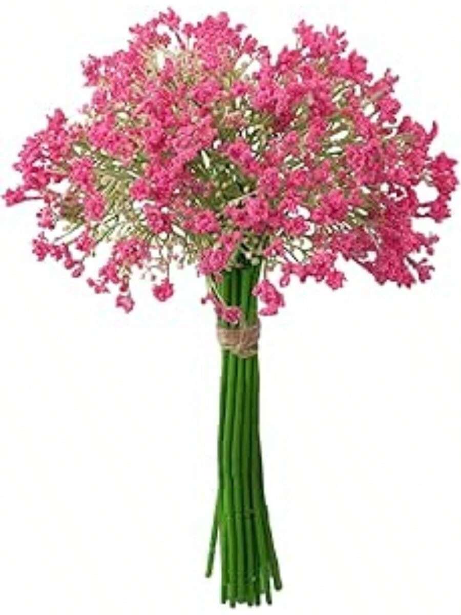 Ramo De Flores Artificial - Rosa coral - Ver 1