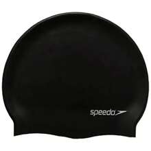 Speedo Plain Flat Silicone Cap For Men And Women In Black ✅ Delivery 24/72h To Spain (Peninsula) - Black - View 2