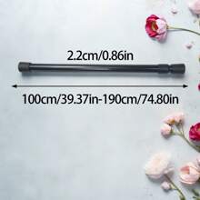 1pc Multi-Functional No-Drill Retractable Rod, Easy To Install, Suitable For Bathroom, Kitchen, Windowsill, Balcony, Living Room, Can Be Used As Curtain Rod, Wardrobe Support Rod, Drying Rack Home Bathroom Decor Fall Decor Bathroom Accessories Back To School - Multicolor - View 21