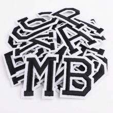 26pcs Iron On Letters, Letter Patches With Ironed Adhesive, Decorate Iron On Letter Patches, Alphabet Embroidered Patch A-Z For T-Shirts, Jeans, Jackets, Socks, Bags, DIY Accessories - Multicolor - View 13
