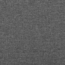 Tête de lit avec boucles d'oreilles Gris foncé 163x23x118/128 cm Tissu