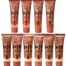 KIT Liquid Foundation Soft Matte Beige Ruby Rose HB8050+1PC Facial Sponges For Makeup (Random COLORS) - Bege2 + Esponja (COR Aleatórias) - View 2