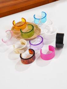 Women's Fashionable And Versatile Open Resin Bracelet, Women's INS Style Bangle