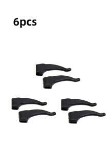 6 stuks siliconen brilhouder, antislip sportbrilstabilisator, siliconen antislip oorclips geschikt voor leesbrillen, zonnebrillen, sportbrillen