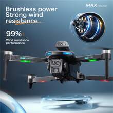 CASRRA Professional High-End XT606 Drone With Long Flight Time, High Definition Camera, WiFi FPV, 4K Camera, Foldable Remote Control Quadcopter Drone With Altitude Hold, Suitable For Beginners, Indoor & Outdoor, Affordable Drone Gift For Men