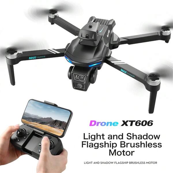E88 Drone With Smart Camera, WiFi FPV Foldable RC Quadcopter, One-Key Take Off/Landing, Includes Indoor RC Toy For Beginners, Outdoor Drone With Camera, Suitable For Christmas, Halloween, Thanksgiving Gifts