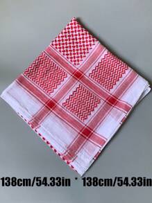 1pc Lightweight Jacquard Headband Scarf, Breathable