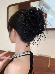 1 chiếc kẹp tóc lớn tua rua hoa thanh lịch dành cho nữ, đa năng cho trang phục thường ngày, không làm hư tóc, thích hợp cho kỳ nghỉ và biểu diễn sân khấu. Phụ kiện tóc, dụng cụ làm tóc, tóc xoăn mùa thu, du lịch, dụng cụ làm tóc, phụ kiện nữ, đồ dùng làm tóc, mùa thu, phụ nữ, phụ kiện tóc nữ, dụng cụ làm tóc, đồ dùng làm tóc, quà tặng, du lịch, đồ dùng làm tóc, quà tặng Giáng sinh cho người lớn, đồ dùng làm tóc, phụ kiện nữ, quà tặng Giáng sinh, phụ kiện tóc tuổi mới lớn, ý tưởng quà tặng làm đẹp, quà tặng cho phụ nữ, kẹp tóc đi biển, trang phục mùa hè. - Nhiều màu - Xem 4