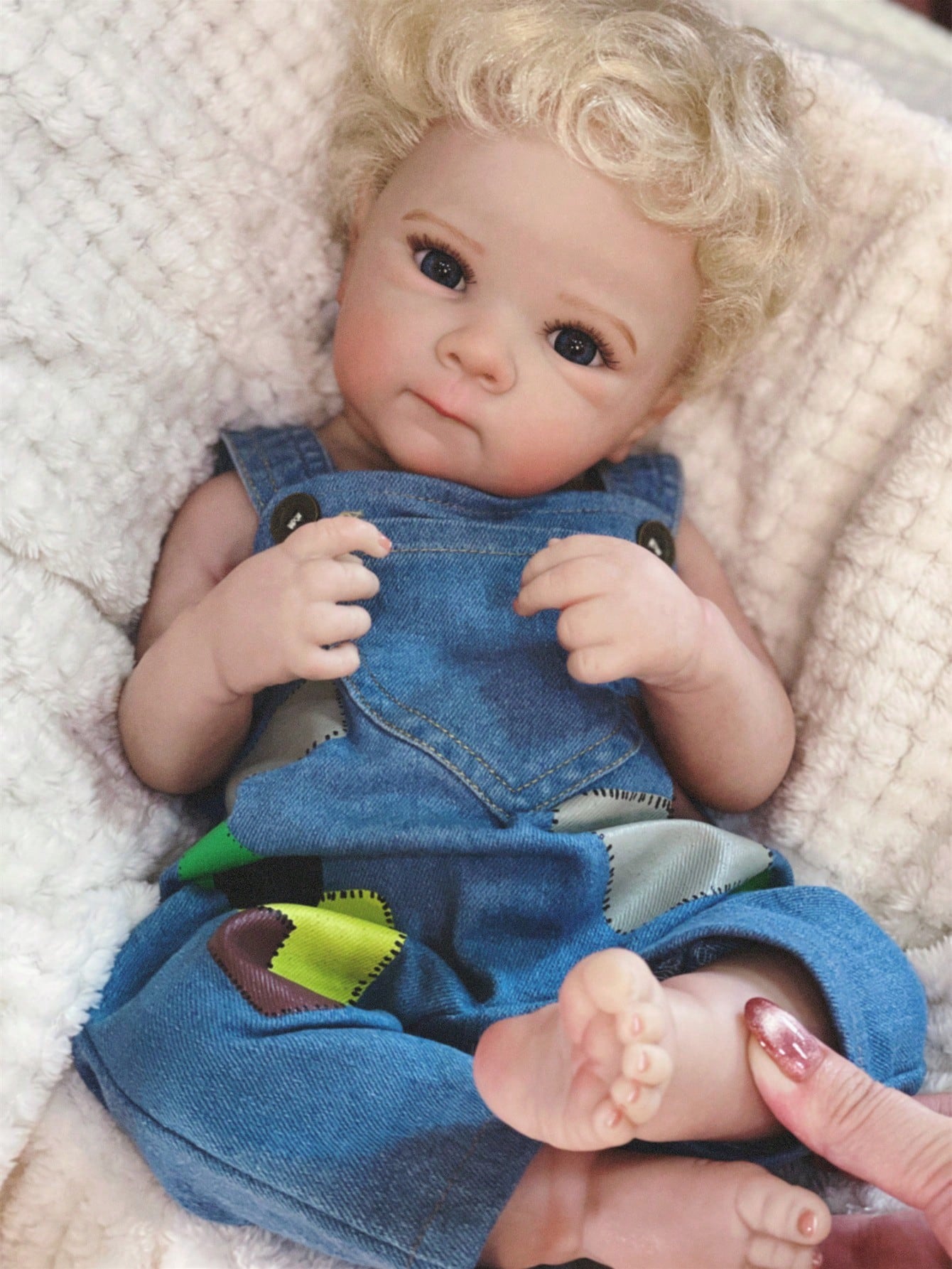 Muñeca Reborn NPK De 26 Pulgadas Pippa, Ya Pintada Y Terminada, Bebé