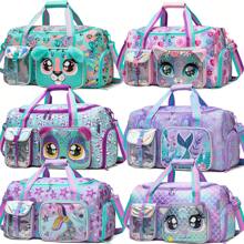 1pc Kids Duffle Bag Girls Travel Bag For Kids Overnight Bag For Kids Sports Bag For Girls Weekender Bag Gym Bag For Boys With Shoe Compartment Messenger Bag