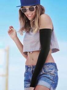 3 Pairs Arm Sleeves, Women Sports Compression Arm Covers, UV Protection Sun Sleeves For Teens And School Sports Use Sleeves Cover Arms