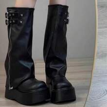Women Western Boots - Brown - View 6