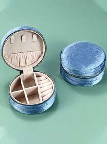 个性化天鹅绒珠宝盒、诞生石珠宝盒、妈妈旅行珠宝盒、送给她的礼物、耳环盒、珠宝盒