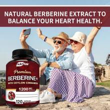 Premium Berberine HCL 1200mg, 120 Capsules - Plus Pure True Ceylon Cinnamon, Berberine HCI Root Supplements Pills - Immune System, Healthy Weight Management - 其他 - 查看 4