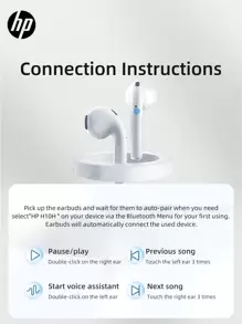 HP Gradient Color, Special Appearance Wireless Earbuds With Premium Sound 5.3 Auto Pairing Ear Buds With 30H Playtime Light Weight IPX4 Waterproof Wireless Headphones With Mic Compatible With Iphone Android,Gaming Earphone & Speaker,Microphone,Holiday Gift Mother's Day Gift