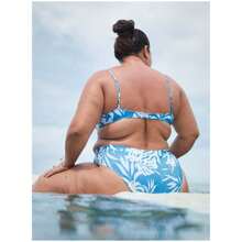 Roxy Atletiska bikinis för kvinnor - Blå - Visa 4