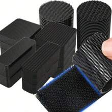 10 Pairs/20pcs Heavy Duty Double-Sided Nylon Tape, For Firmly Fixing Car Floor Mat And Blankets, Invisible Fixing Carpet, Non-Slip Temperature-Resistant Tape