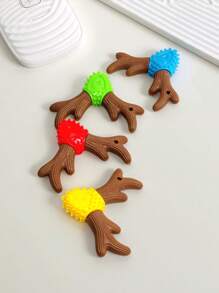 1 件猫/狗爱好者礼物和狗/猫妈妈爱宠物咀嚼玩具狗爱好者和狗妈妈爱磨牙棒，互动训练牙齿护理玩具，适合狗爱好者和狗妈妈