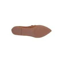 Steve Madden Famed Flourish Cognac Suede Flat Slip On Pointed Toe Detailed Loafers - Cognac Suede - View 4