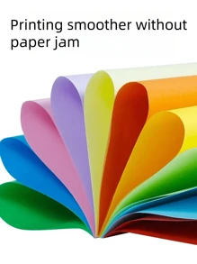 50pcs Of Colored Cardstock In 10 Colors, A4 Origami Art Paper Set For Crafts And Drawing.