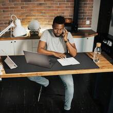 Mouse Mat - Black - View 3