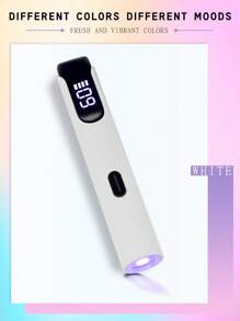 Lâmpada de unha, Lâmpada de unha UV, Secador de unha portátil USB de secagem rápida em formato de coração, Luz de unha LED UV para curar todos os géis de unha, Ferramenta de arte de unha recarregável para uso doméstico, Luz de cura de unha de gel, Luz de unha LED para unha de gel, Mini secador de unha portátil, Luz de cura de esmalte em gel, Ferramenta de arte de unha de manicure faça você mesmo em casa, Melhor presente para meninas - Multicolorido - Ver 12