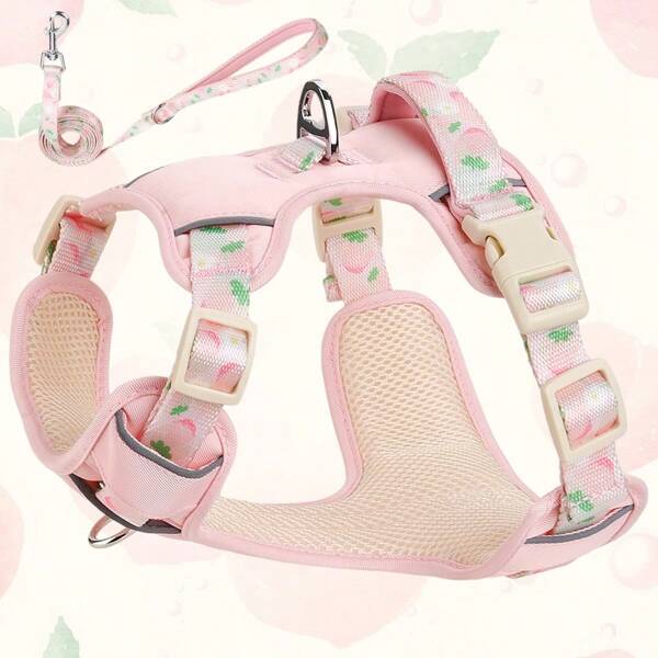 Floral Print Portable Pet Carrier For Outdoor Travel