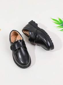 男童时尚黑色牛津鞋，适合上学和婚礼 - 黑色 - 查看 5